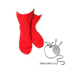 Ponožky červená