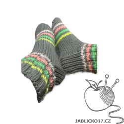 Kotníkové ponožky - šedá