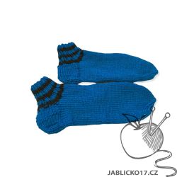 Kotníkové ponožky - fialová