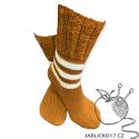 Ponožky pletené velbloudí