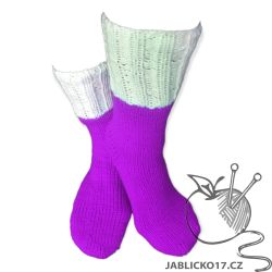 Ponožky pletené slunečnice