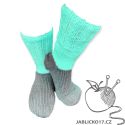 Ponožky pletené mint