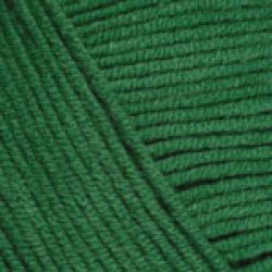 Háčkovací příze GINA (Jeans) - zelená