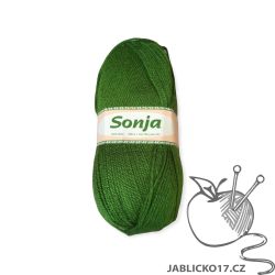 Pletací příze Sonja -  zelená