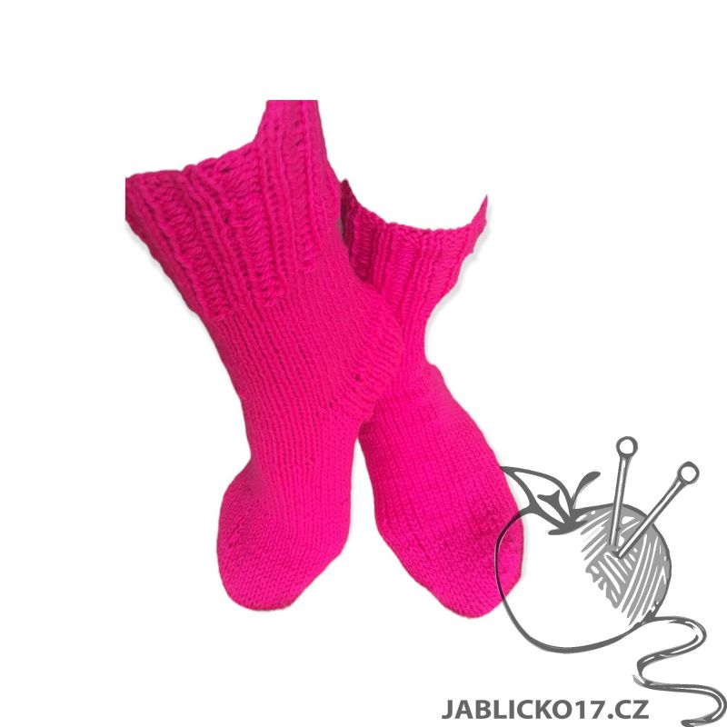 Ponožky růžová