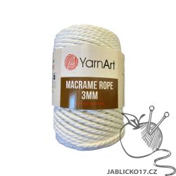 Macrame ROPE 3MM bílá