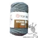 Macrame ROPE 3MM šedá