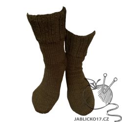 Ponožky hnědé