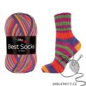 Best Socks - fialovo šedá melírovaná