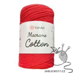Macrame cotton červená