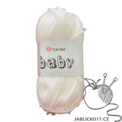 Pletací příze Baby - bílá
