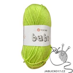 Pletací příze Baby - zelená