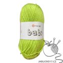 Pletací příze Baby - zelená
