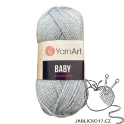 Pletací příze Baby - šedá