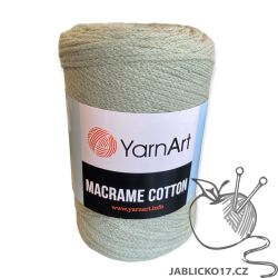 Macrame cotton šedá