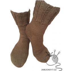Ponožky srnčí hnědá
